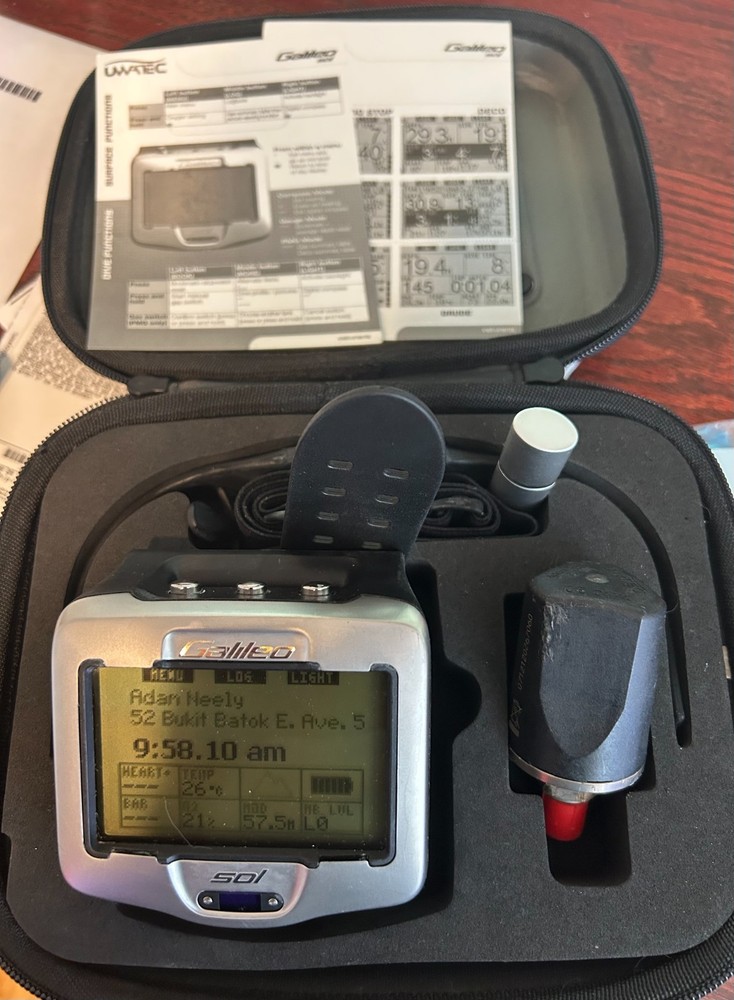 Scubapro Galileo Sol HF Dive Computer - Wrist Computer