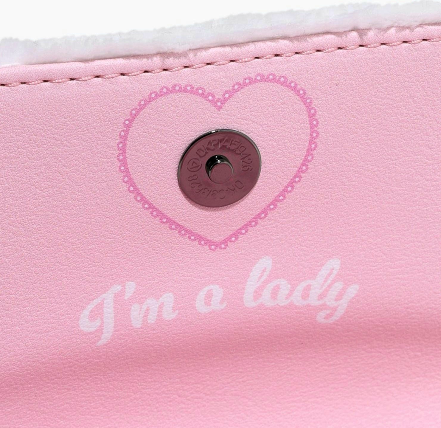 Disney The Aristocats Marie "I'm A Lady" Fuzzy Plush Flap Wallet Loungefly🎀🆕️
