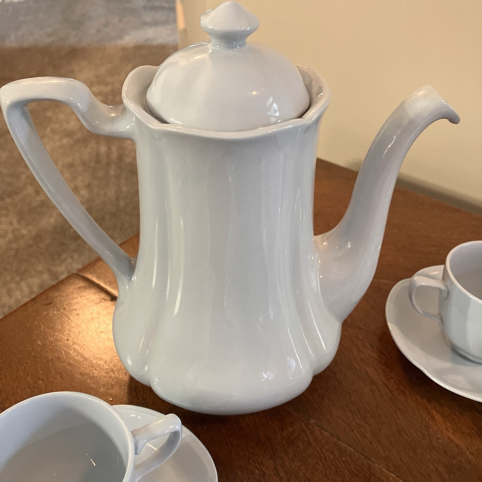 Vintage Johnson Brothers Greydawn 10 Piece Tea Set EUC