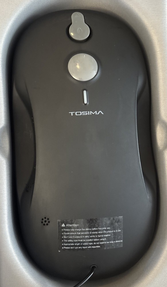 Tosima W3 Window Cleaning Robot, Dual Direction Auto-Spray Smart Navigation Safe