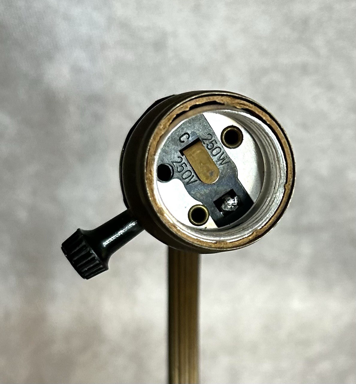 Antique Art Deco Floor Lamp Bridge Arm Unique Painted Wood Column Cast Iron 5 Ft