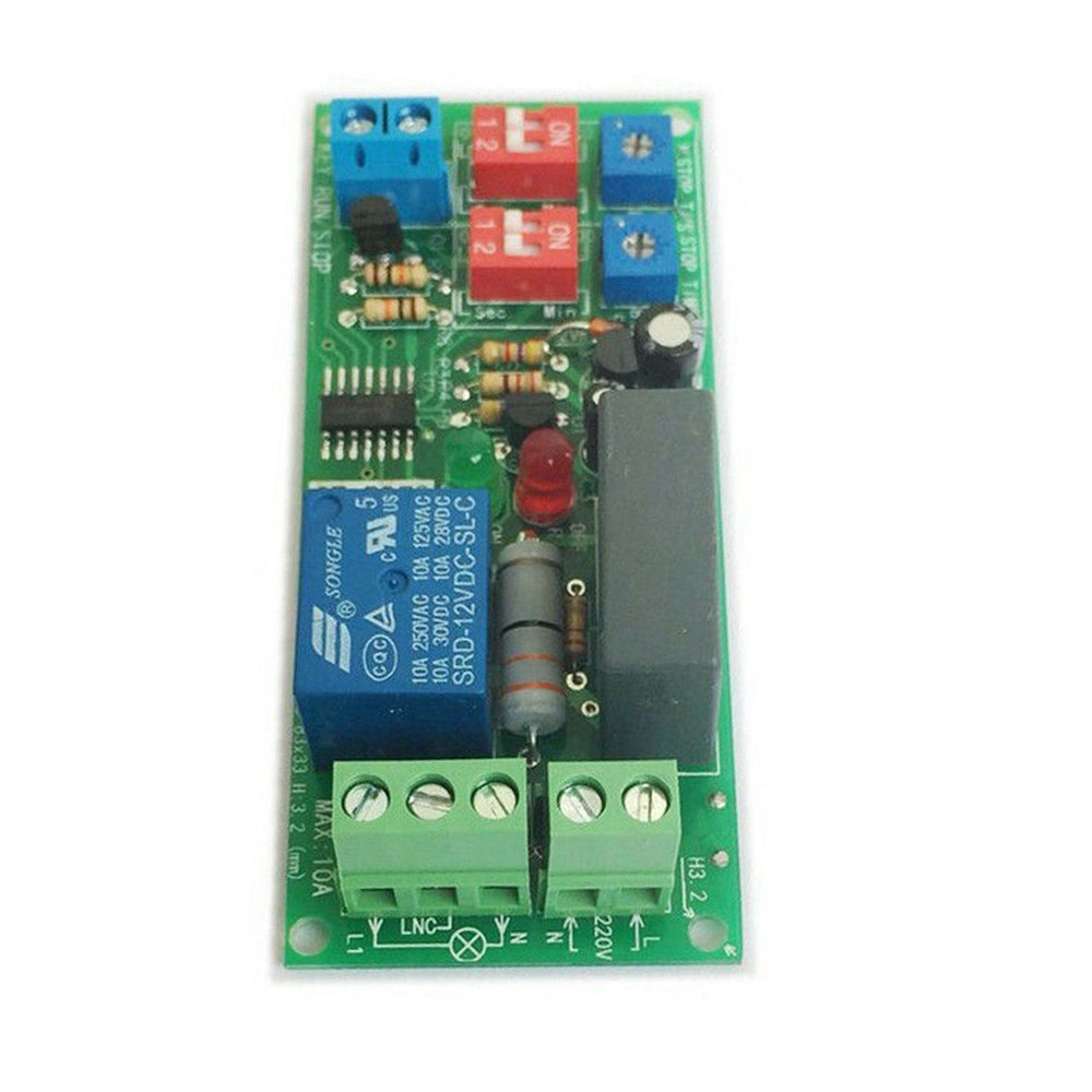 AC110V 120V 220V Timer Infinite Cycle delay Turn ON/OFF Time Relay Switch Module