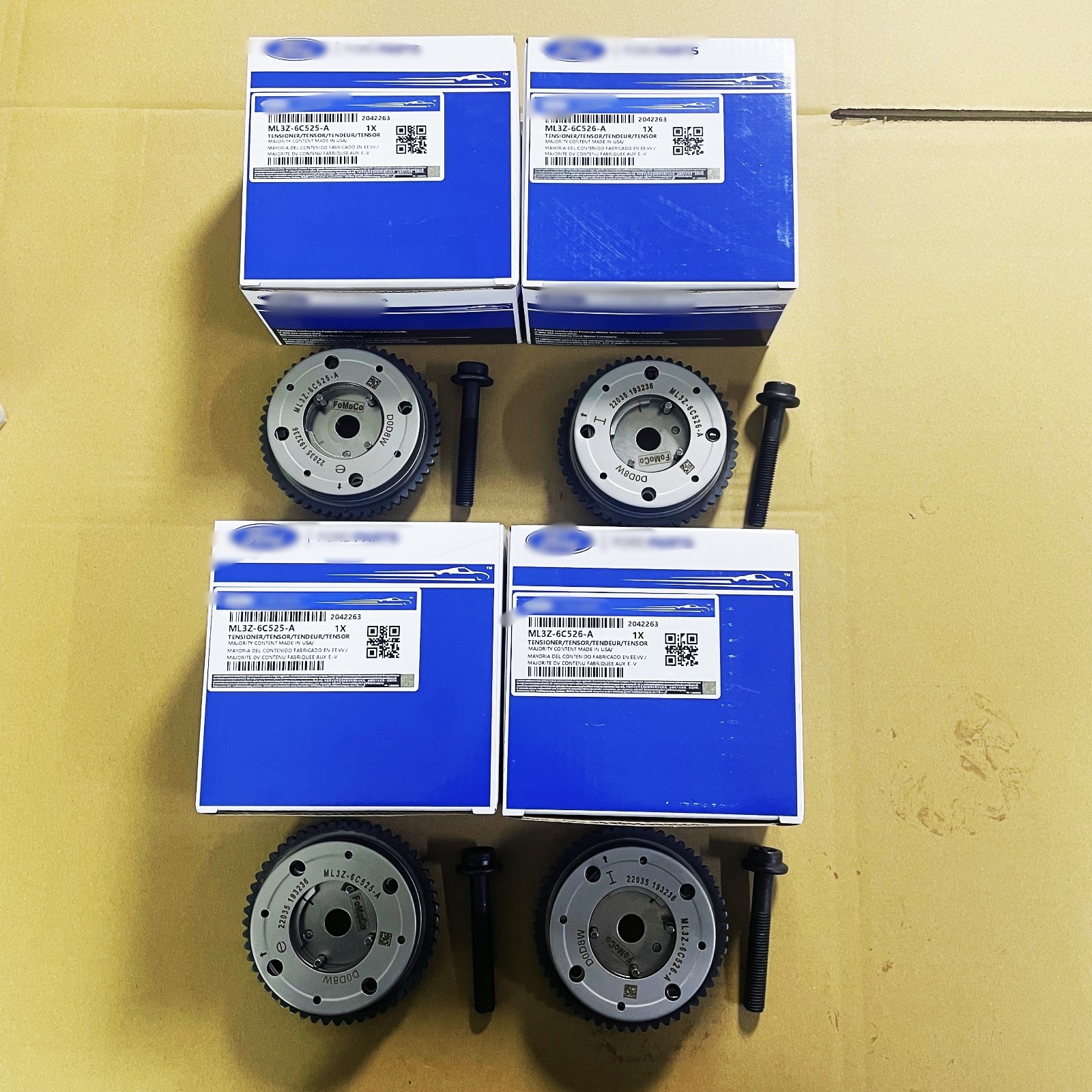 For 17-24 Ford F150 3.5L Ecoboost Chains, Guides, Tensioners W/ PHASERS KIT NEW