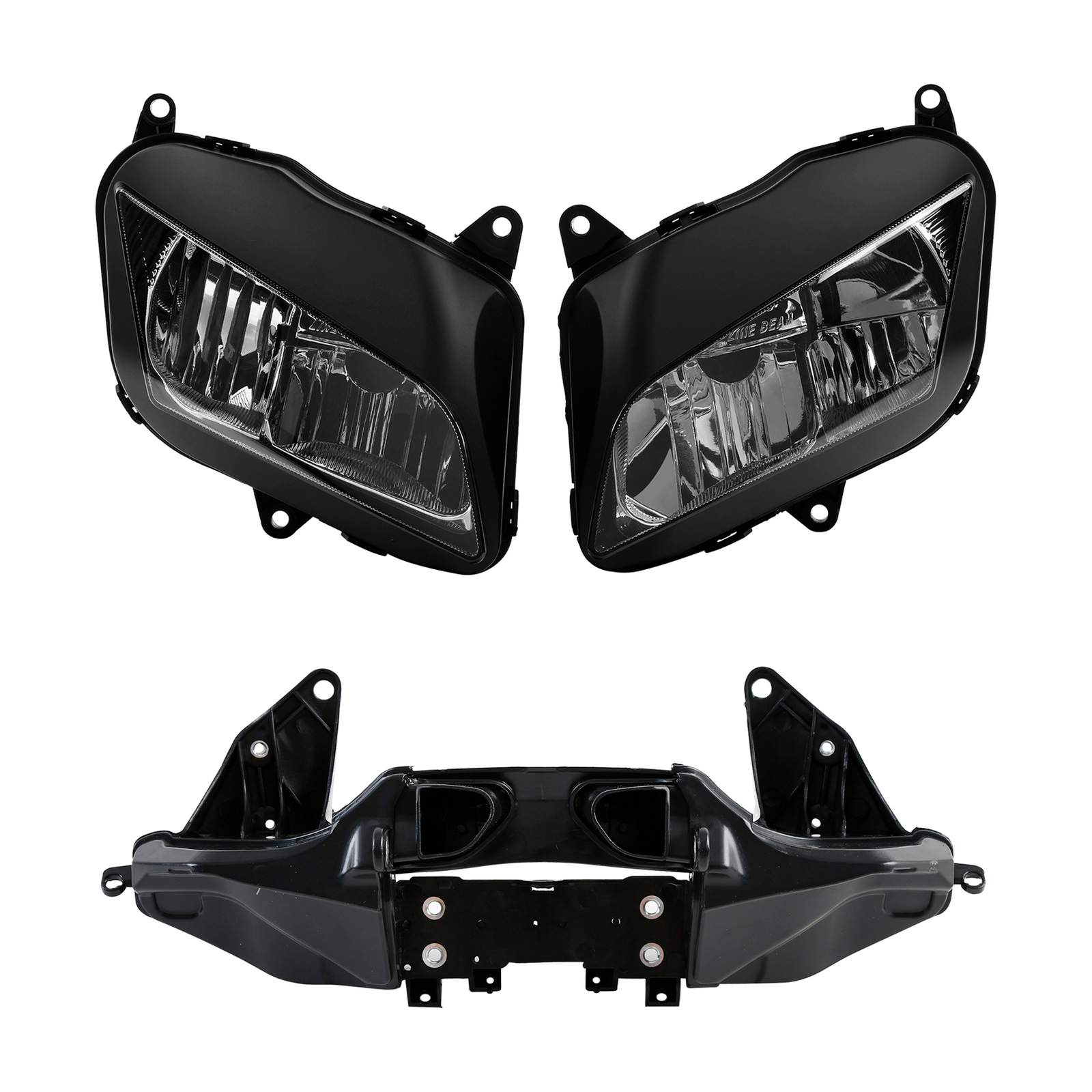 Headlight Assembly & Fairing Stay Bracket Fit For Honda CBR600RR 2007-2012 2011