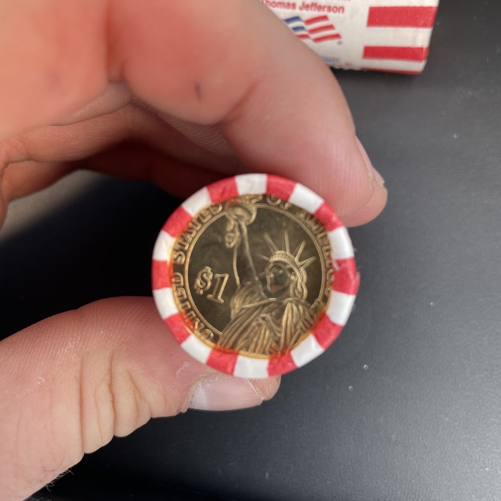 Thomas Jefferson 2007-P & D $25 Mint Rolls