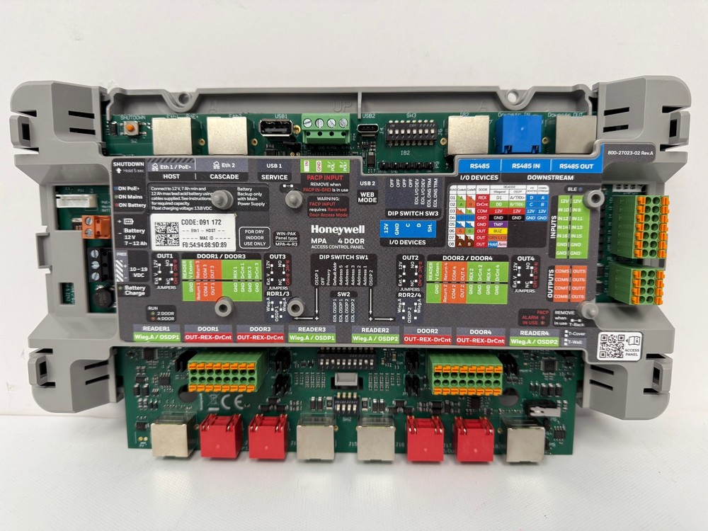 HONEYWELL MPA2C3-4 MAXPRO ACCESS MPA2 CONTROL PANEL 4 DOOR