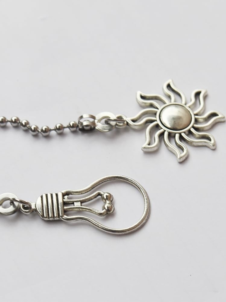 Aiyonoyia 4 Pack Ceiling Fan Pull Chain, 12 Inch Pull Chains Extension Orname...