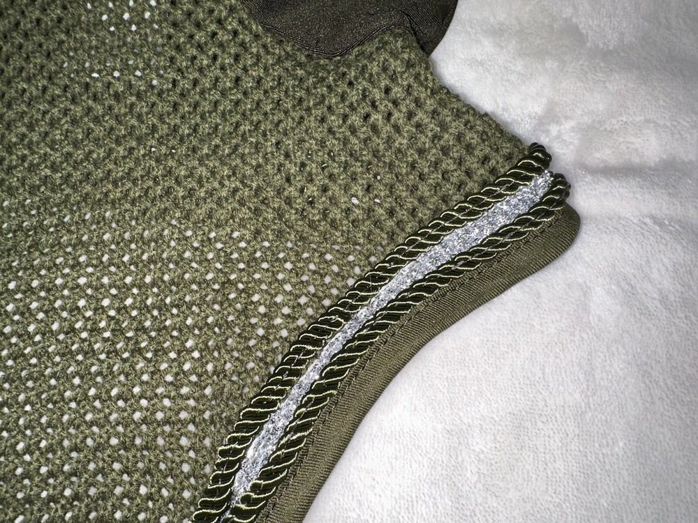 BEAUTIFUL HKM HALEY Fly Bonnet - FULL - Olive Green