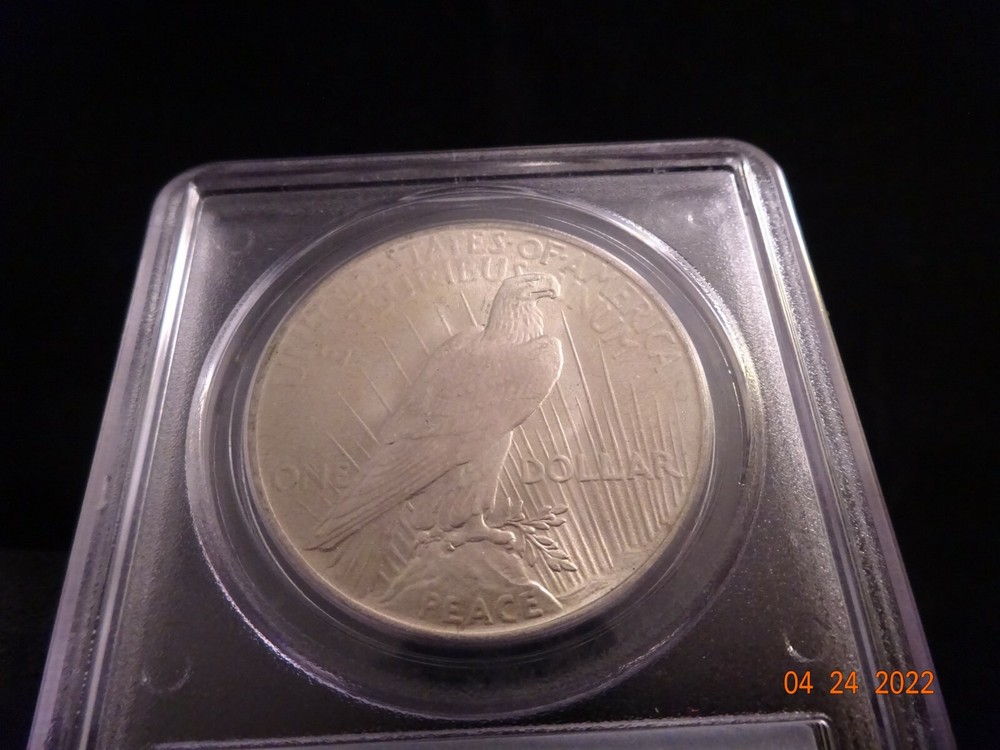 1925 Peace Silver Dollar, PCGS MS65