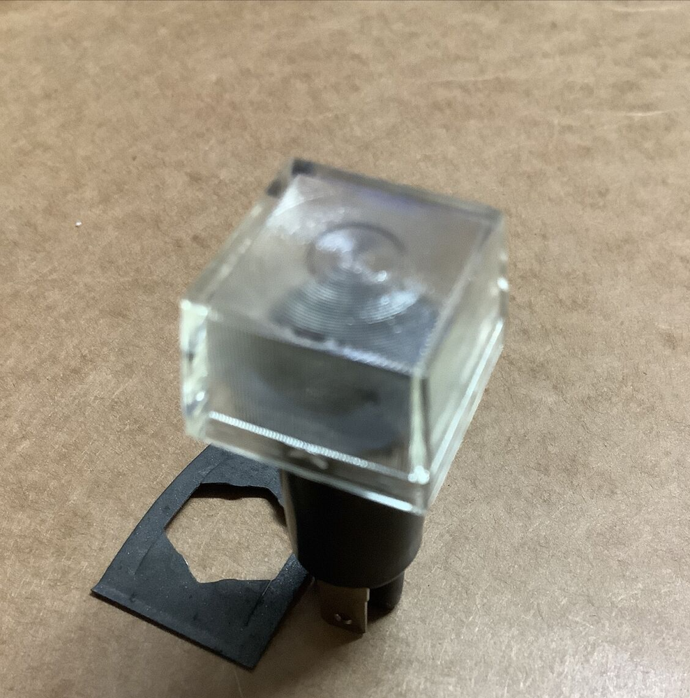 SQUARE CLEAR INDICATOR LAMP 12VOLT