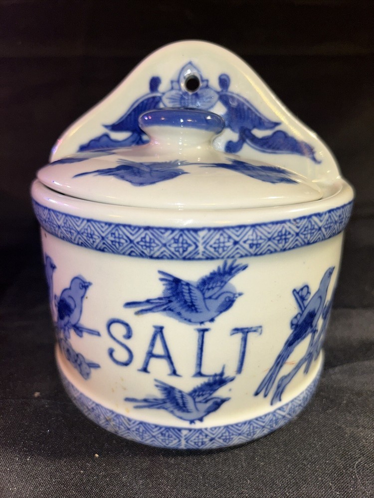 Victoria Ironstone Salt Cellar Hanging Box