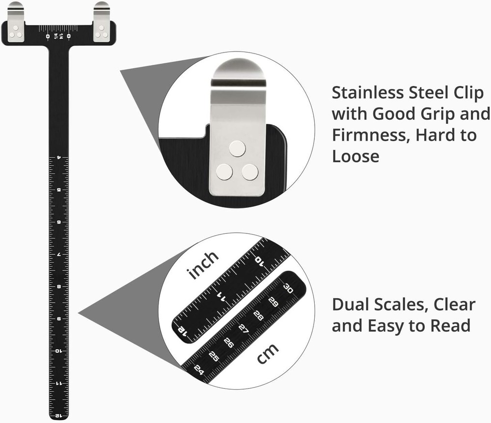 Bow String Nocking Points Pliers Strings Knock Set T Shape Bow Square Ruler N...