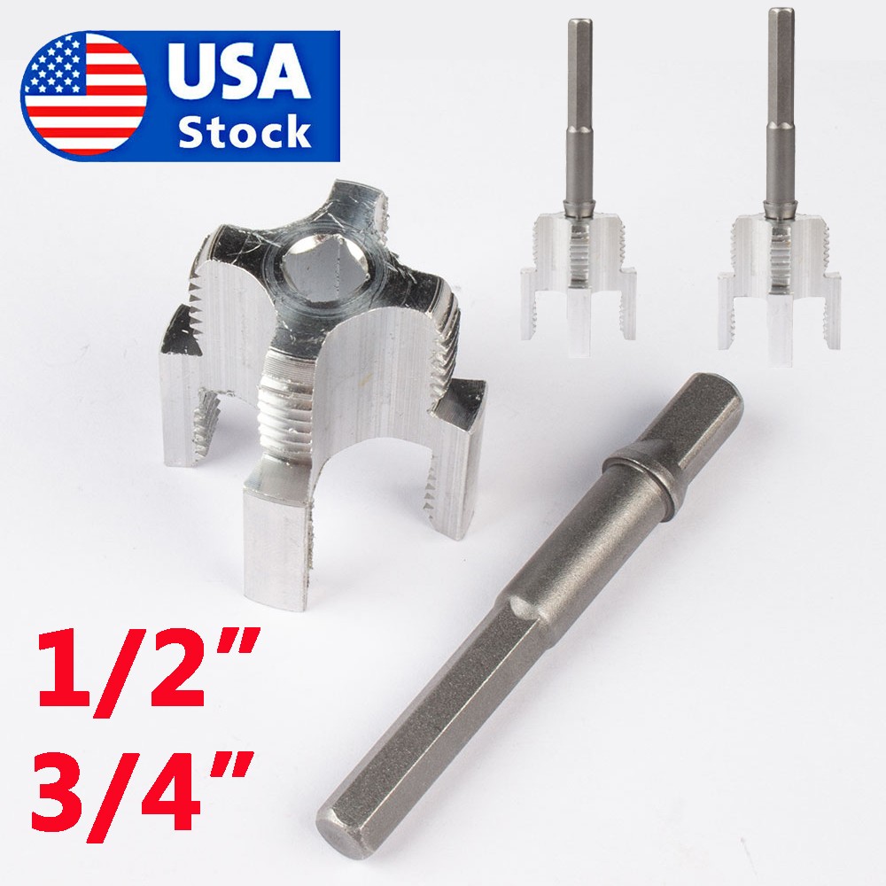 DN15 DN20 Pipe Threading Tool Hex Shank Die Internal External Threads 1/2&3/4 TL