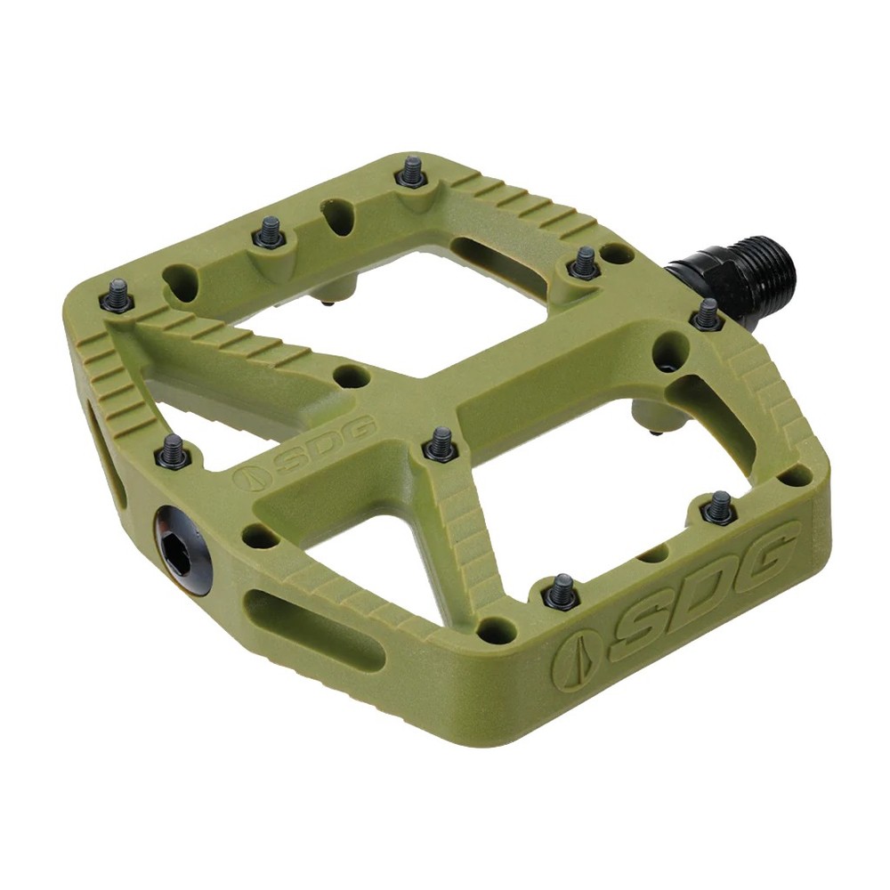 SDG Comp Pedals, Olive Green