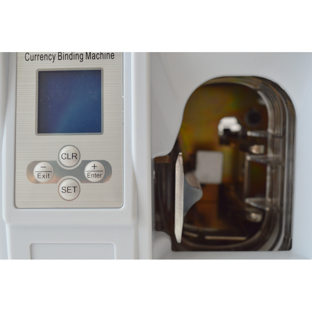 110V Automatic Banknote Bundling Machine Money Binder Simple Operation