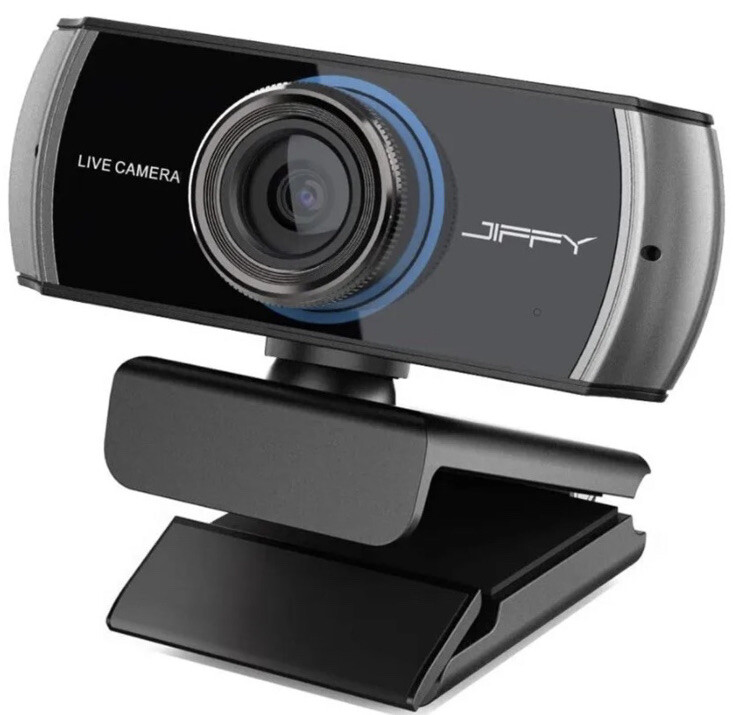 Jiffy Stream Webcam HD 1080P Background Replacement Full Live Video