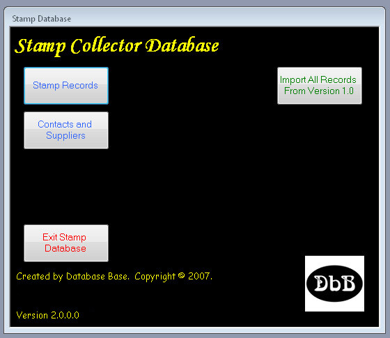 Stamp Collectors Image Database Software Pro Version suit Windows **HALF PRICE**