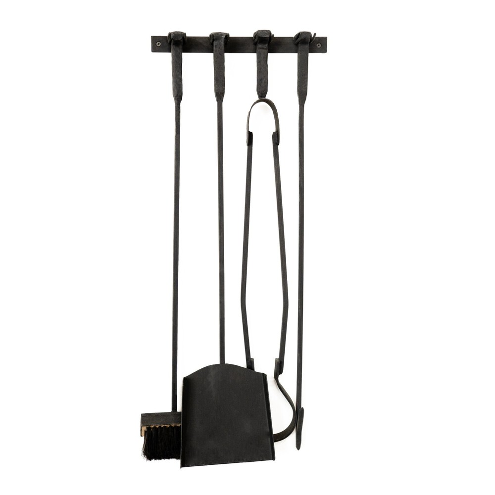 Fireplace BBQ Pit Tools Set Fire Poker Shovel | Blacksmith Made