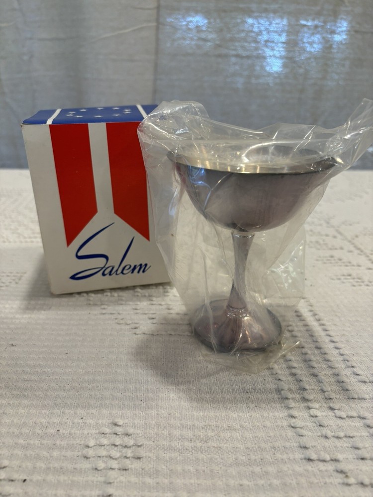 Vintage Salem Silversmiths 5” Silverplate Goblet