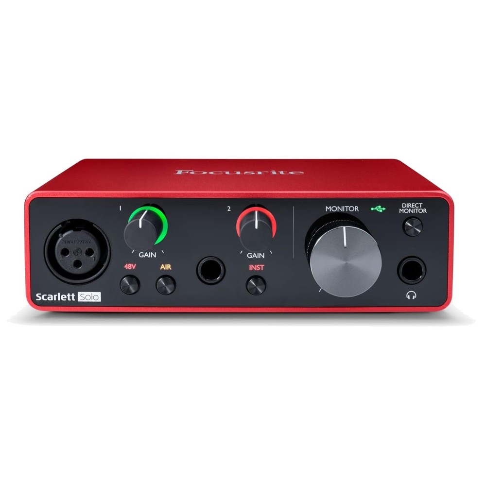 Portable & Professional Audio Interface – Scarlett Solo