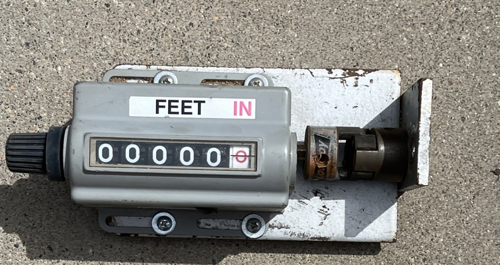 Veeder-Root Mechanical Counter 6 Digit Analog Totalizer Made USA