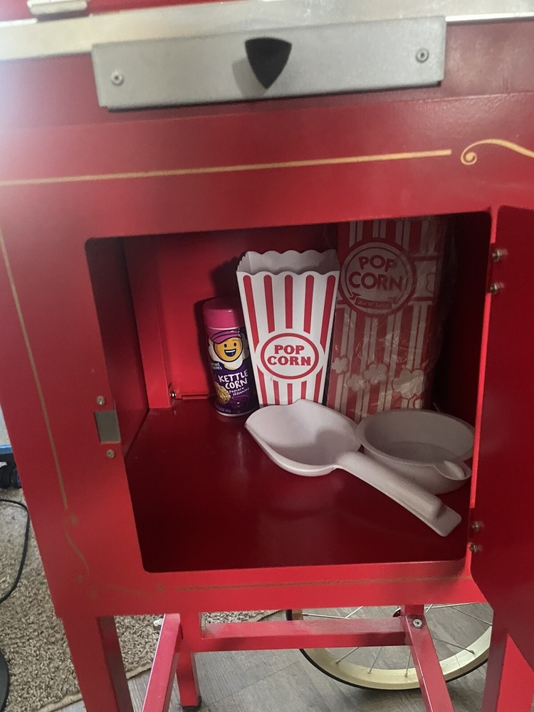 Funtime FT860CR Popcorn Cart - Red