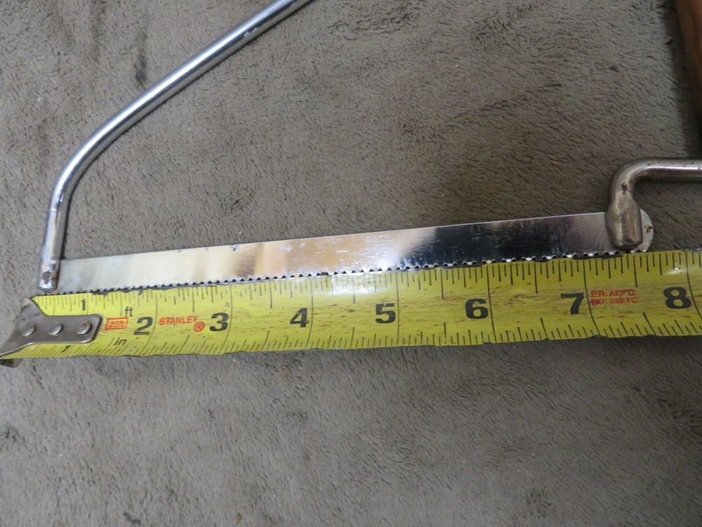 Vintage Bakelite Tortoise Shell Handle BONE SAW