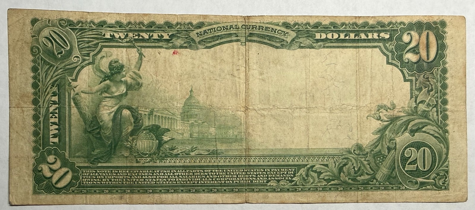 1902 F+ $20 National Currency. First Natl Bank of City of New York NY Char #29