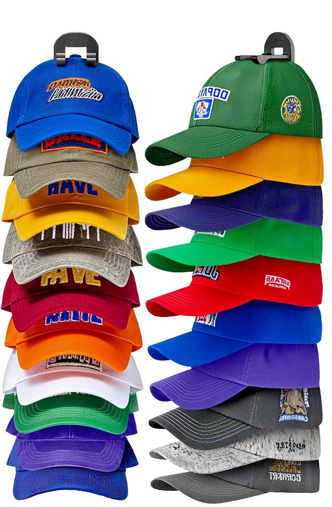 2 Pack Hat Organizer  Hat Holder Storage Wall Mount Rack Display