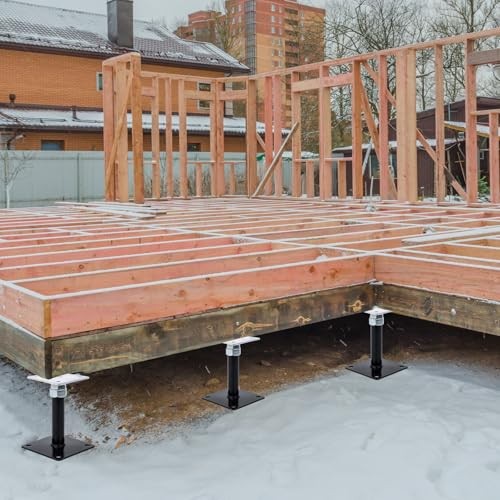 Pack Adjustable Floor Jack Post, 6’’-9’’ Height Range, House Floor Jacks Post 4