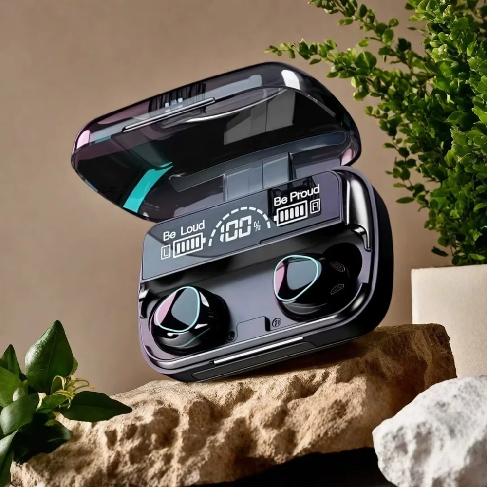 TWS Bluetooth Earbuds Waterproof Bluetooth5.3 Headset Noise Cancelling Wireless~