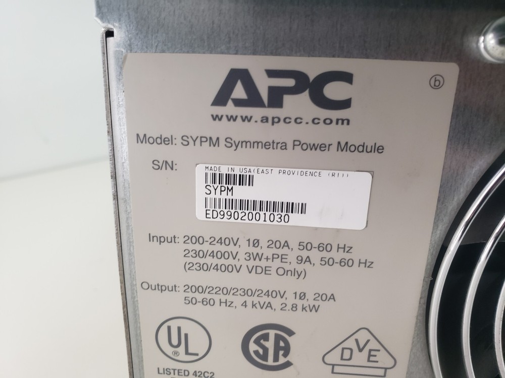 APC Symmetra SYPM Power Module Power Array
