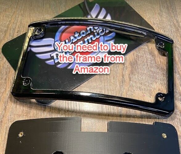 2024 Touring 2023 CVO Road Glide Street Glide rear license plate bracket V4