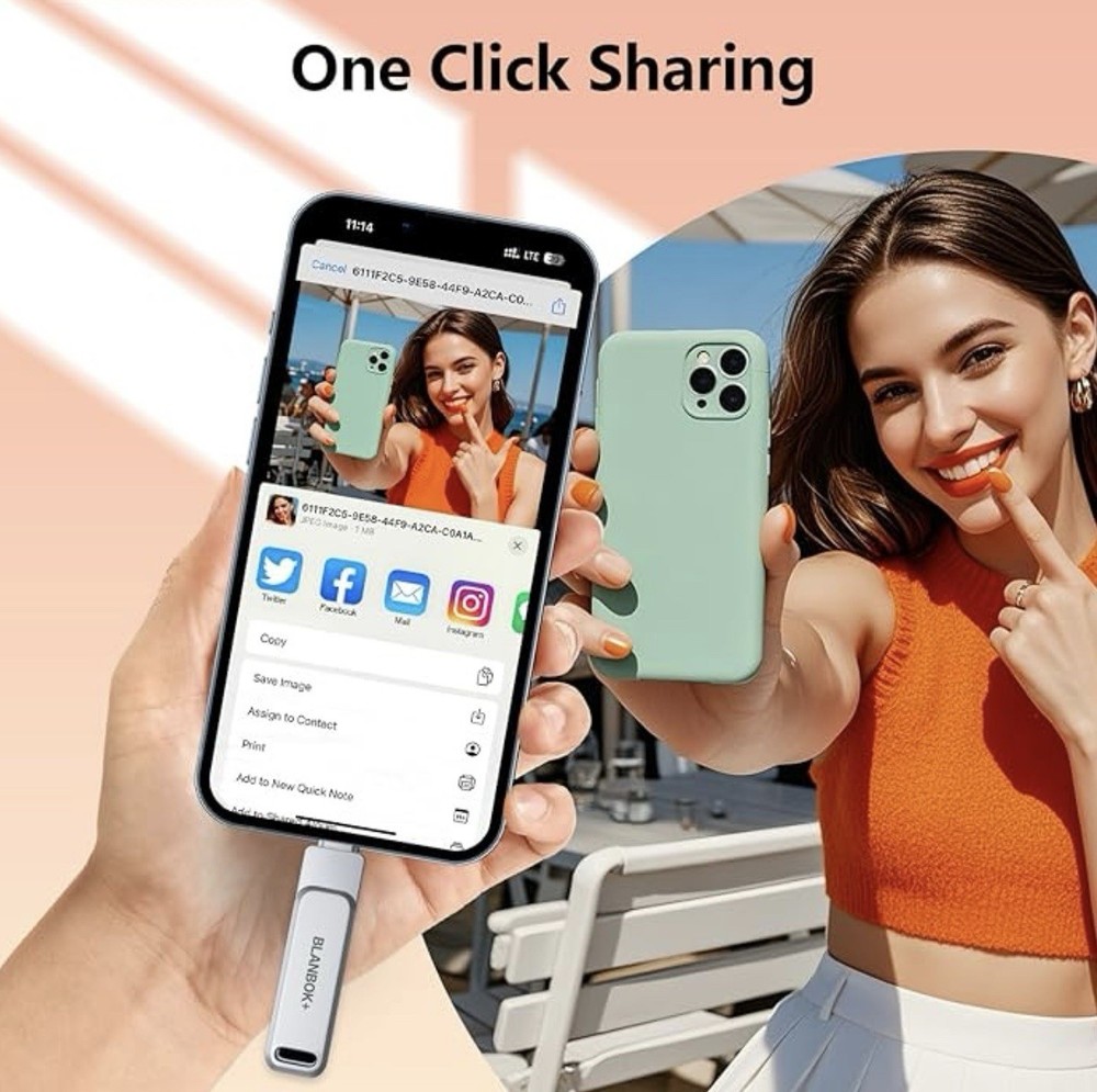 BLANBOK+ USB 2.0 Silver For PC and MacBook