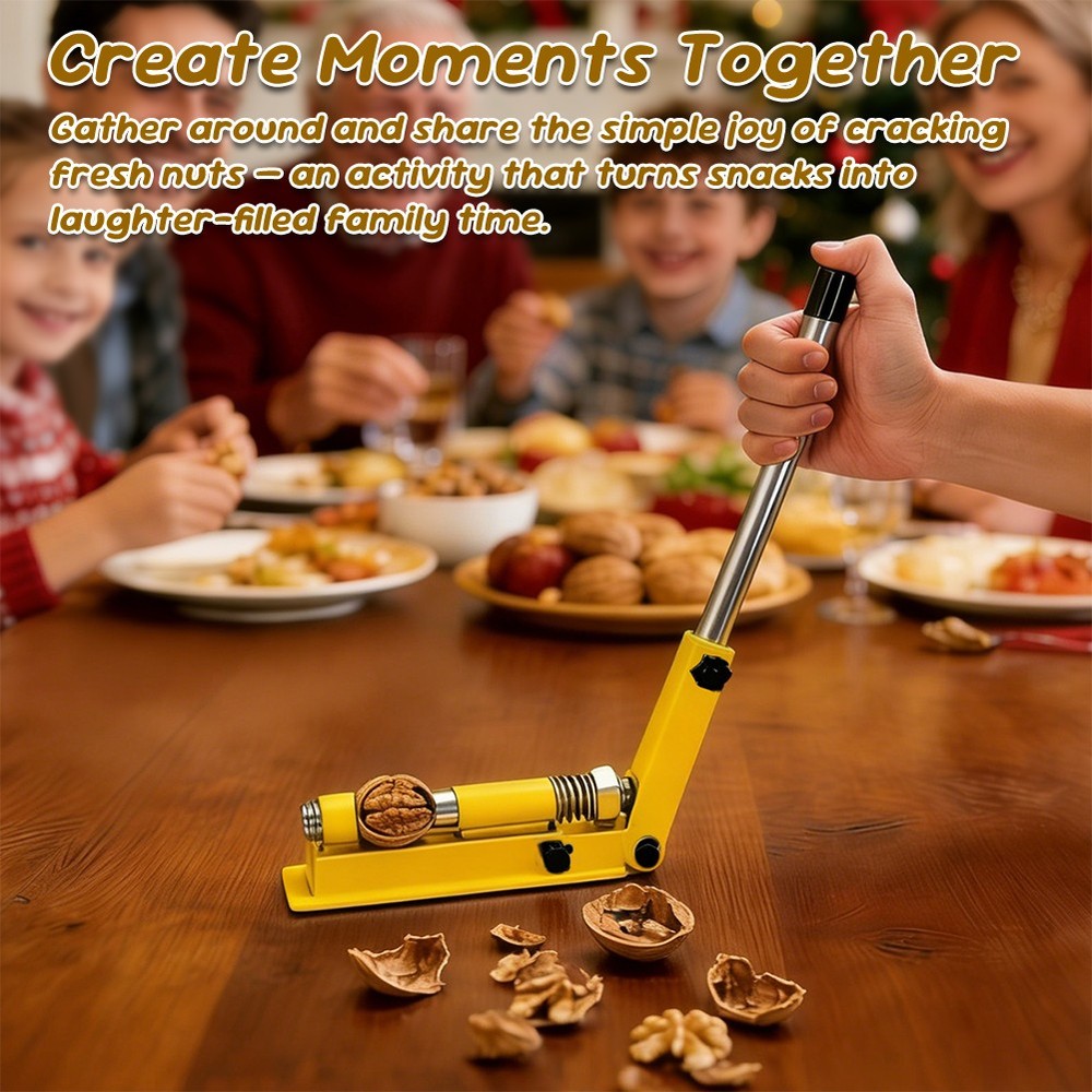 Nut Cracker Nutcracker Tool, Black Walnut Cracker for macadamia, Heavy Duty iron