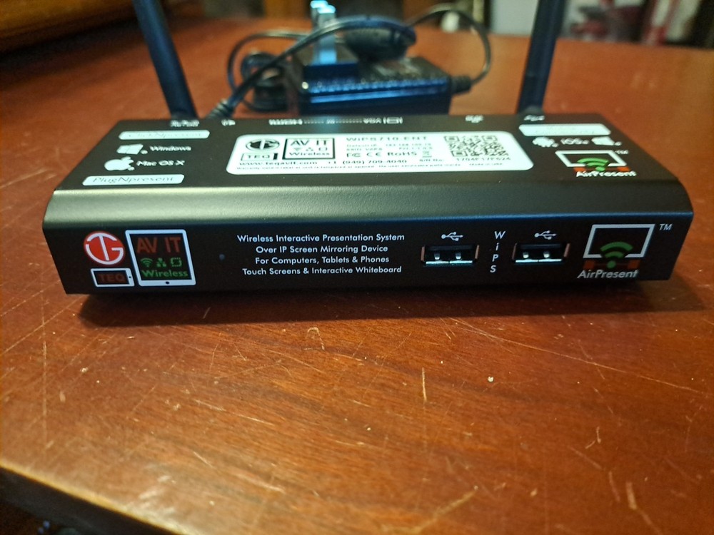 Teq AV IT WiPS710-ENT Wireless Screen Mirroring and Presentation WiPS710