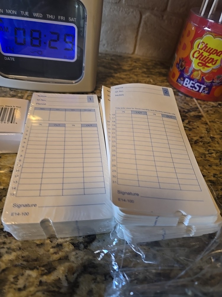 Lathem Time Clock With Extras Works No Key 400e