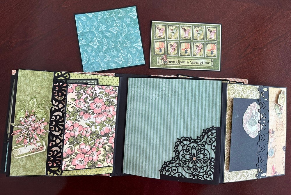 Handmade Album Using Graphic 45 Once Upon A Springtime Paper Line