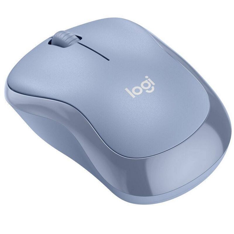 Logitech M240 Silent Bluetooth Mouse, Wireless, Compact, Portable, Blue / Gray