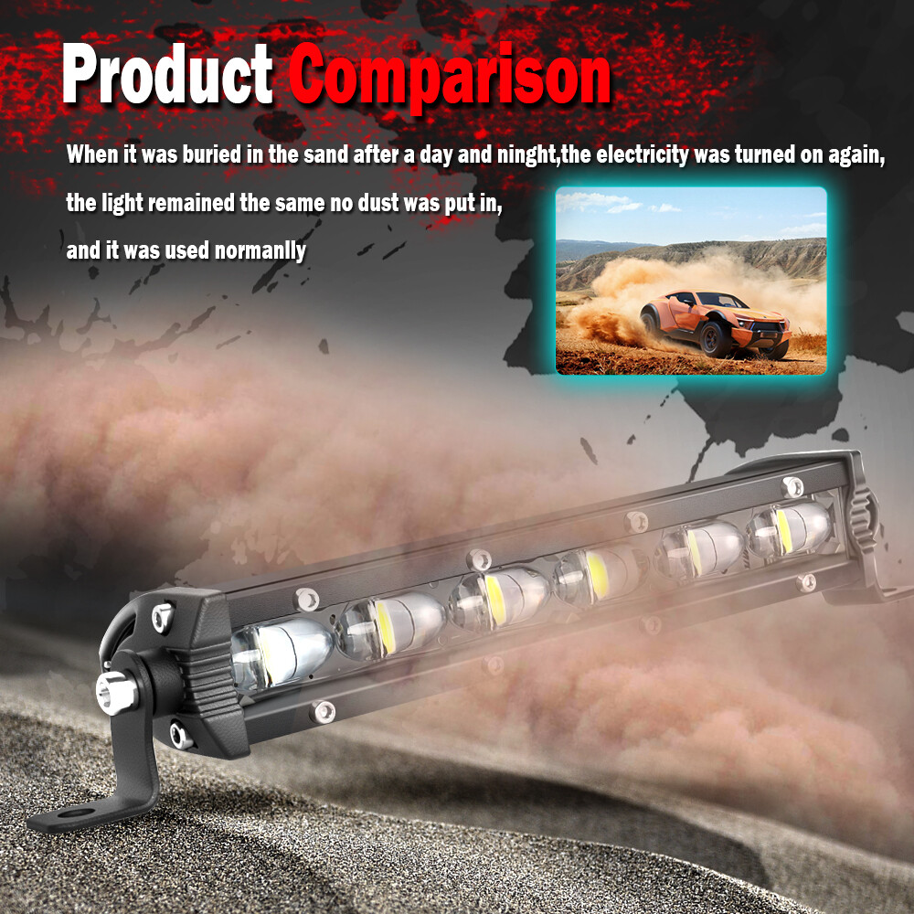 Roof 50" +7" LED Light Bar+3" Dual Color Pods Wire Kit For Can-Am Maverick X3