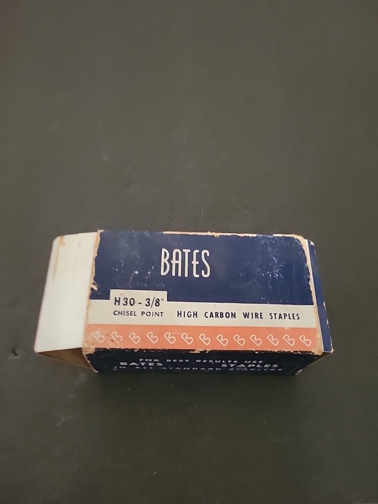 Bates Chisel Point H30-3/8" Open Box