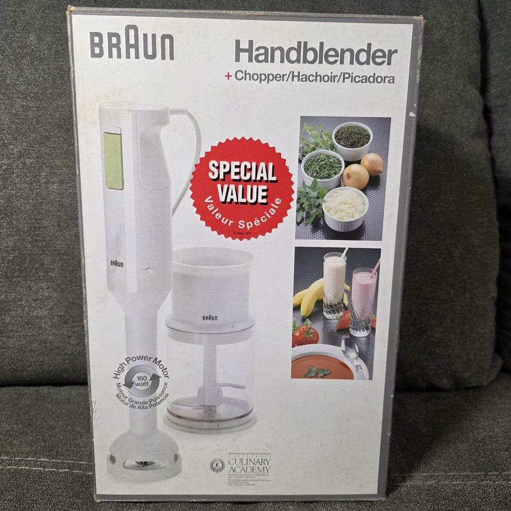 Braun Hand Blender Plus Chopper Model MR360