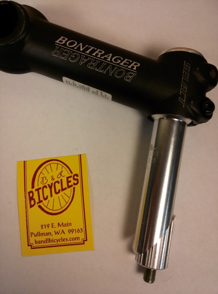French bicycle stem quill adapter for 22.0 , threadless