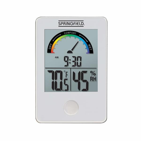 Springfield Wireless Indoor Comfort Level Thermometer (White)