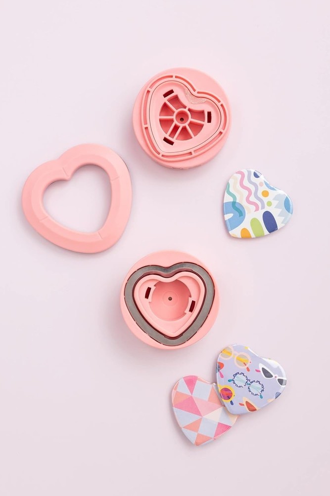 Button Press Heart Accessory