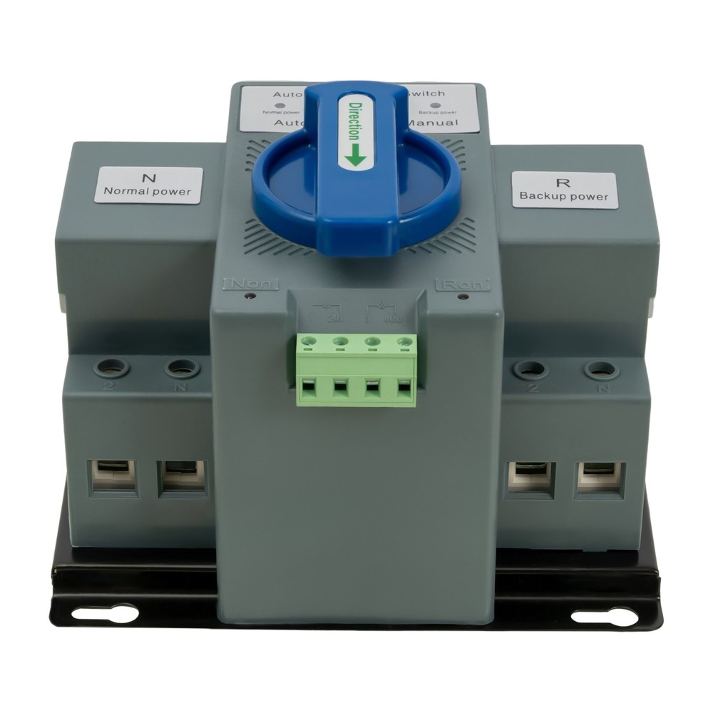 Automatic Transfer Switch Dual Power 63A ATS for Generator Changeover Switch 2P