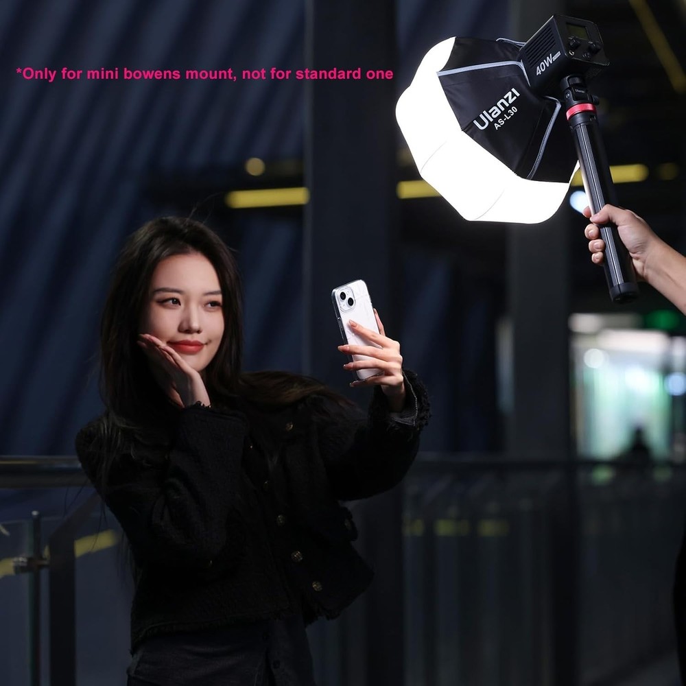 Effortless Mini Lantern Softbox Modifier with Easy Storage for On-the-Go Shoots