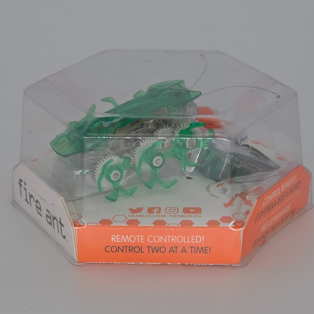 HEXBUG FIRE ANT - GREEN HEX BUG MICRO ROBOTIC CREATURES Brand New