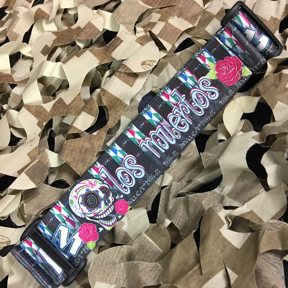 NEW KM Paintball Universal Mask Goggle Strap - Los Muertos