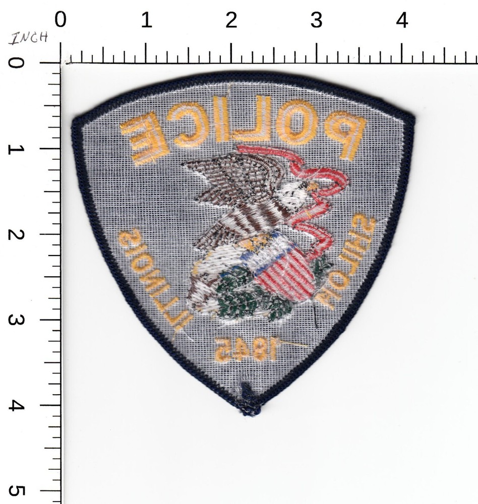 SHILOH ILLINOIS (DIFF VERSION) POLICE COLLECTIBLE PATCH SAINT CLAIR COUNTY